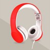 LiLGadgets Connect+ Kids Headphones for School with Microphone, Volume Limiting for Safe Listening, Red - 3 of 4