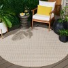 Terrace TER808 Power Loomed UV Resistant Stain Resistant Non-Shedding Indoor/Outdoor Rugs - Safavieh - 2 of 4