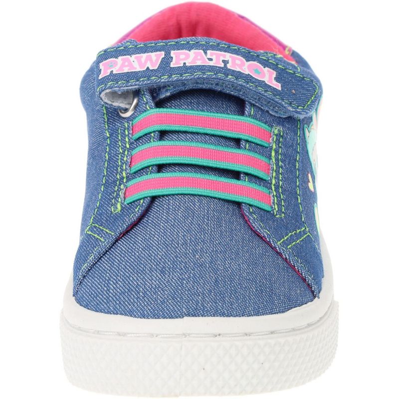 Paw Patrol Toddler Shoe, Low Top Denim Casual, Marshall, Chase, Skye, and Everest, 5 of 8