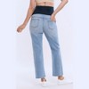 Women's Secret Fit Over the Belly Slim Straight Leg Jeans | Motherhood Maternity - 2 of 4