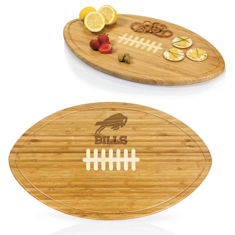 Picnic Time NFL Team Kickoff Bamboo Cutting Board Serving Tray, 3 of 4
