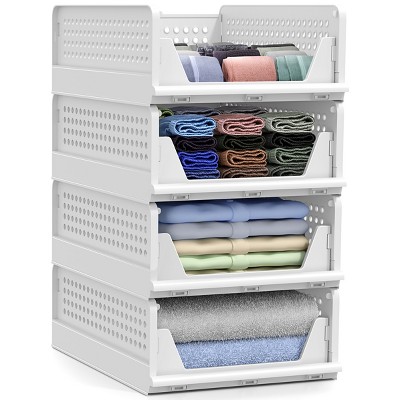 Sorbus Shelf Organizer - Closet Shelf Organizer for Clothes
