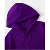 TIME HOLLOW Solid Drawstring Thermal Lined Hoodie - 3 of 3