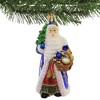 Old World Christmas 5.5 Inch Regal Father Christmas Ornament Basket Of Toys Tree Ornaments - 2 of 3