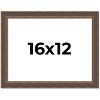 PosterPalooza | Elegant Brown Picture Frame - UV Acrylic, Backing Board, Hanging Hardware Included - 2 of 4