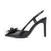New York & Company Rosemarie Women's Flower Slingback Heels - 3 of 4