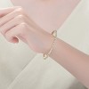 Guili 14K Gold Plated Cuff Bracelet for Women - Elegant and Minimalist Jewelry Accessory Perfect for Everyday Wear, Parties, or Special Occasions - 3 of 3