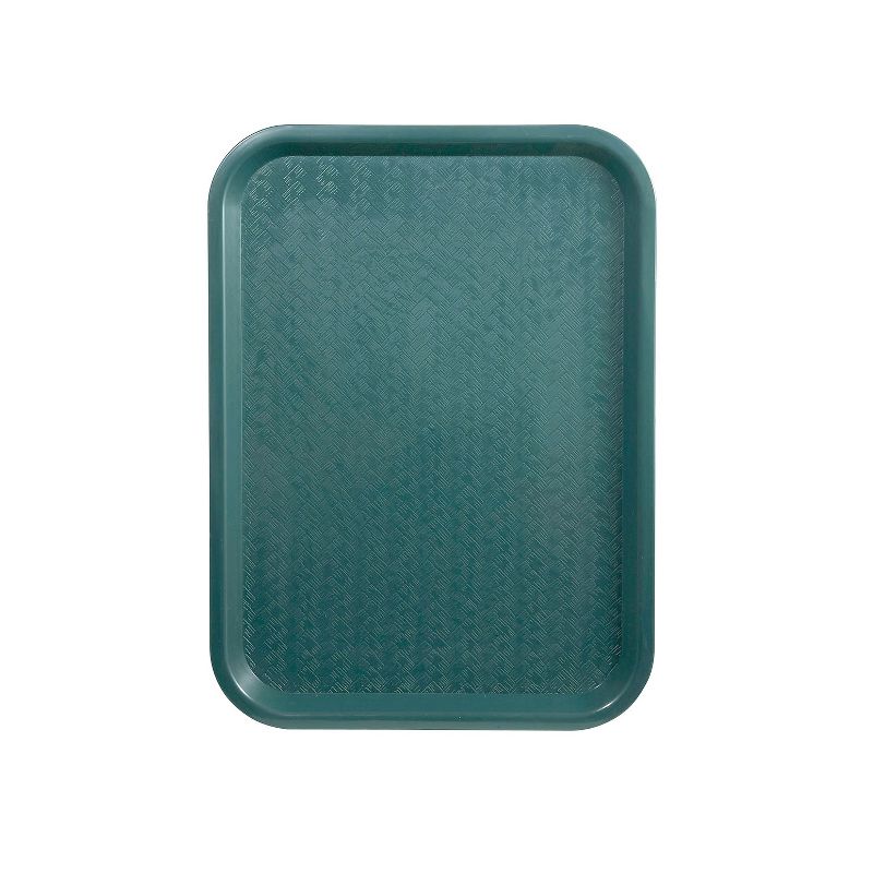 Winco Cafeteria Fast Food Tray, Plastic,  Green, 12" x 16", 1 of 2