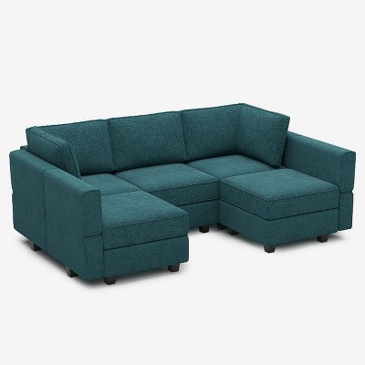 Belffin Modular Terry Sofa with Storage Seat (5 Seats + 7 Sides)