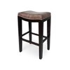 Bar Stools Set Of 2, Acacia Wood Barstools, Counter Height Kitchen Dining Stool, Modern Wood Legs Backless Bar Stools With Footrests - 3 of 4