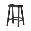 Maven Lane Vincent Backless Wooden Counter Height Bar Stool - 2 of 4