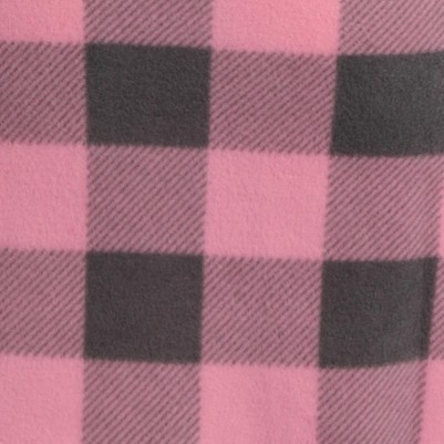 buffalo plaid - pink charcoal