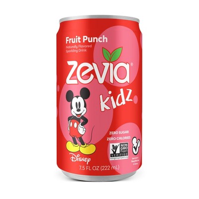 Photo 1 of Zevia Kidz Fruit Punch Zero Calorie Soda - 6pk/7.5 fl oz Cans