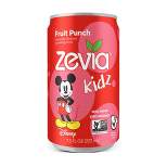Zevia Kidz Fruit Punch Zero Calorie Soda - 6pk/7.5 fl oz Cans