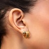 EVRY JEWELS WATERPROOF Gold or Silver Plated Hailey Earrings - 4 of 4