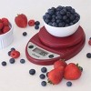 Escali Primo Digital Scale Warm Red: Kitchen Food Scale with Backlit Display, 11 lb Capacity, Battery Included - 4 of 4