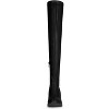 Allegra K Women's Platform Wedge Heels Over the Knee Thigh High Boots - 3 of 4