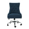 Tufted Office Chair with Adjustable Height & Swivel Base, Armless Fabric Desk Chair with Plush Seat Cushion-Cuddlewood - 2 of 4