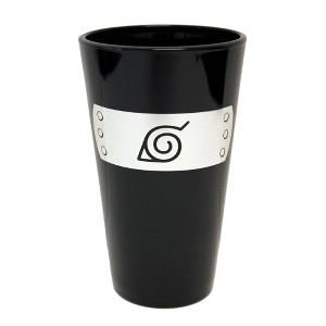 Just Funky Naruto Shippuden Hidden Leaf Logo 16oz Drinking Glass - 1 of 4
