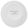 Gibson Modern Southern Home 6 Piece 6 Inch Stoneware Embossed Cereal Bowl Set in White - 4 of 4