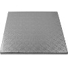 O'Creme Silver Square Cake Pastry Drum Board 1/2 Inch Thick, 18 Inch x 18 Inch - Pack of 5 - 4 of 4