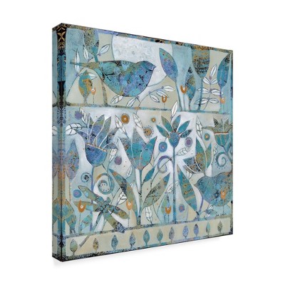 Trademark Fine Art -Sue Davis 'Spring Garden Abstract Modern' Canvas Art