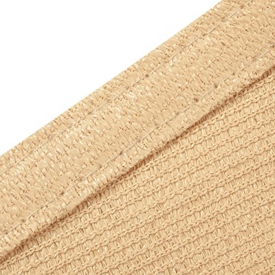 Mellow Yellow 20x16 Ft HDPE Rectangle Sun Shade Sail