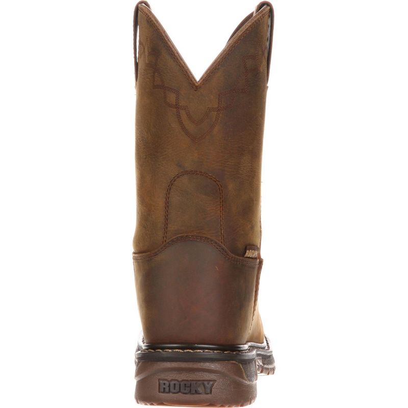 Men's Rocky Original Ride Roper Western Boot, FQ0001108, Brown, 5 of 9