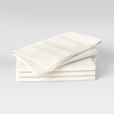 4pk Cotton Easy Care Napkins - Threshold™