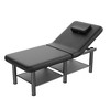 Dolonm 75" Wide -Beauty Salon Beauty Bed Modern Massage Bed,square leg iron frame structure - No adjustable backrest - 4 of 4