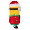 Gemmy Holiday Tinsel Yard Sculpture Minion Kevin in Santa Hat 28" Universal, Multicolored - 4 of 4