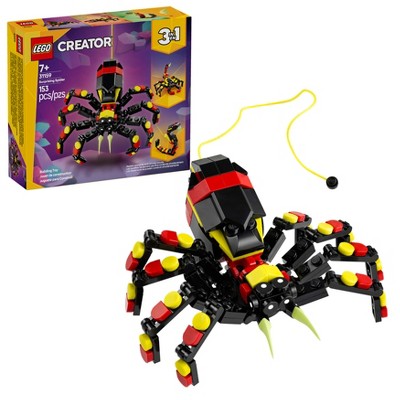 LEGO Creator 3 in 1 Wild Animals Surprising Spider Building Toy with 3 Options Scorpion or Snake 31159