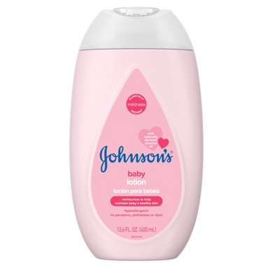 Johnson's Moisturizing Pink Baby Body Lotion with Coconut Oil, 27.1 oz 