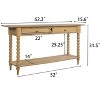 Christopher Knight Home Eleanor Retro Wood Console Table with 2 Drawers and Shelf - 3 of 4