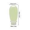 Unique Bargains Portable Hair Brush W/ Strap Silicone Pump Bottle 1 Pc - 4 of 4