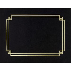 Great Papers Premium Textured Certificate Holder Black 938603 - 1 of 4