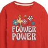 Boys' - Peanuts - Flower Power Long Sleeve Graphic T-Shirt - 2 of 4