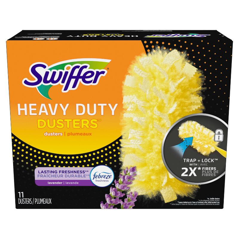 Swiffer Lavender Dusters Multi-Surface Heavy Duty Refills - 11ct, 1 of 13