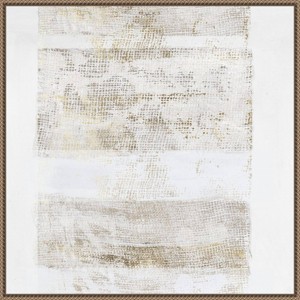 Amanti Art Earthy Burlap Impressions by PI Studio Framed Wall Art Print - 1 of 4