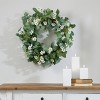 Mini Daisy and Foliage Wreath 22"D - 2 of 2