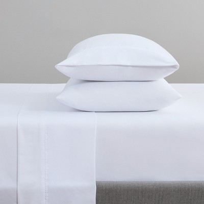 White Queen Brushed Microfiber Flat Sheets Set of 6