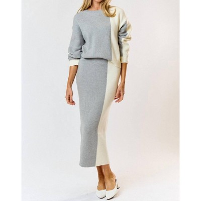 Women's Colorblock Skirt - lalavon