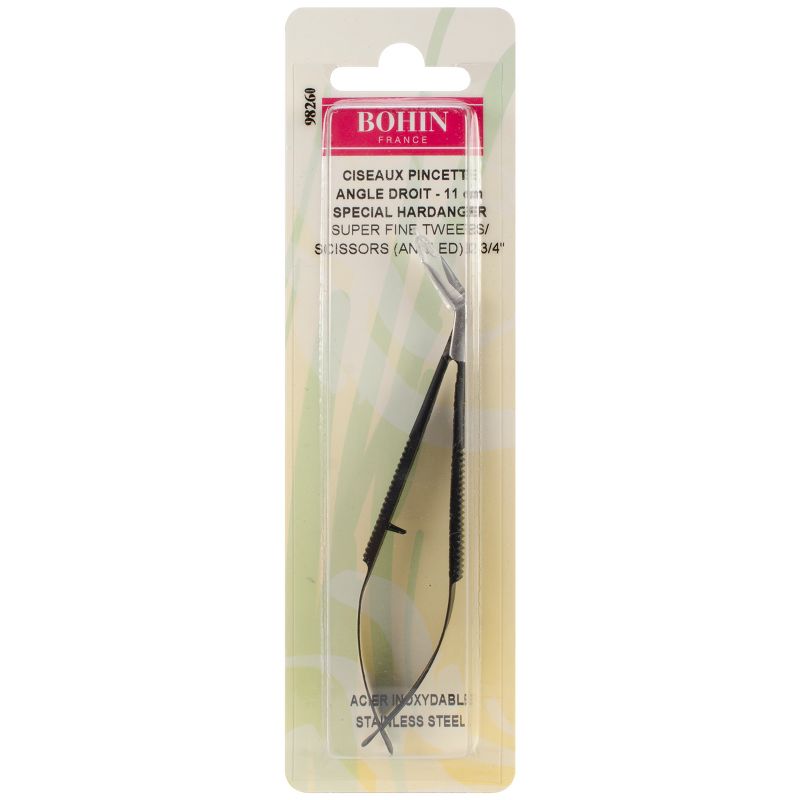 Bohin Hardanger Embroidery Scissors/Tweezers 4.375", 1 of 3
