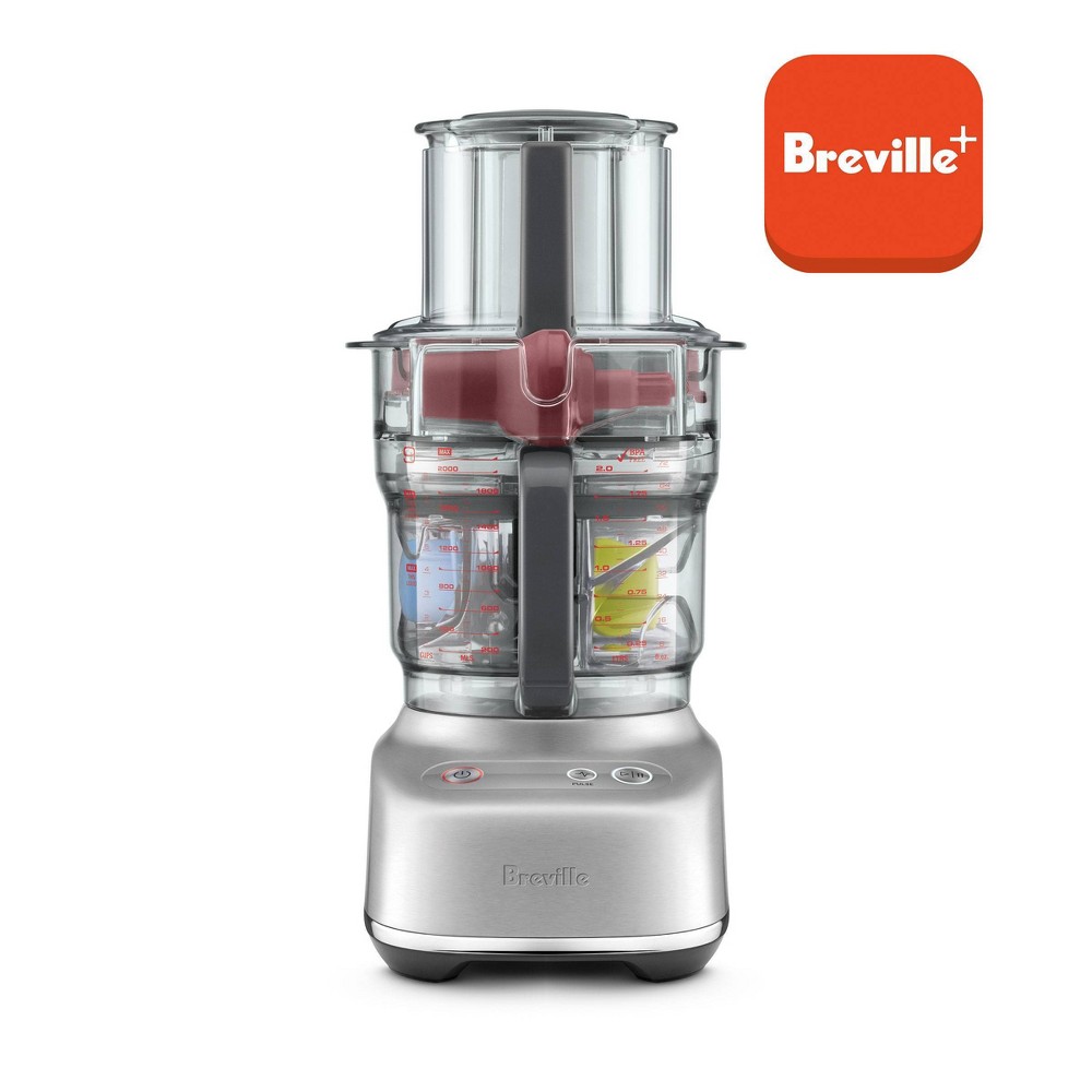 Photos - Garden & Outdoor Decoration Breville Paradice 9 Cup Food Processor Brushed Stainless Steel: Dicing Kit, Mini Chopper, Baby Food Maker, 2 Speeds 