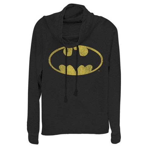 Trágico dinero Transparente Junior's Batman Logo Retro Caped Crusader Cowl Neck Sweatshirt : Target
