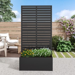 PexFix Metal Wall Planter Box with Trellis for Climbing Plants - 1 of 4