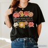 Seeds of Love Mama Floral T-Shirt, White, Natural and Black Retro Tee for Sentimental Mothers| OrnamentallyYou - 4 of 4