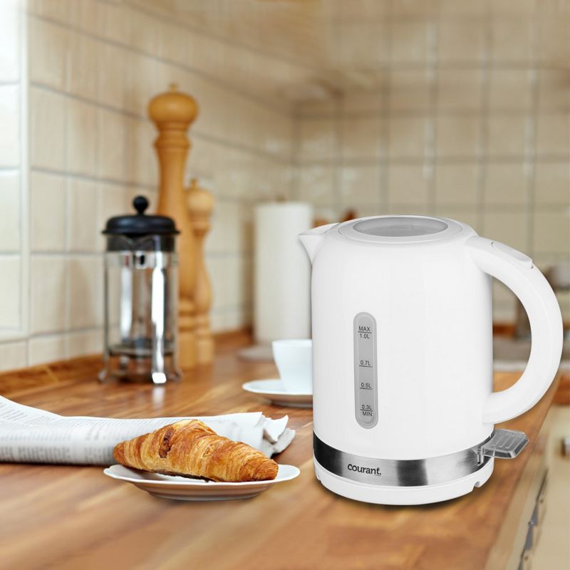Courant 1 Liter Electric Kettle Cordless with LED Light, 2 of 4
