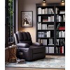 22'' Rocker Swivel Recliner Chair, Faux PU Leather Recliner with 1.5X Sponge Filling, Side Pocket & Cup Holder, for Living Room, Bedroom - 3 of 4