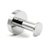 Evideco French Home Goods Wall Mount Bath Towel Single Robe Hook Polished Stainless Steal - 4 of 4